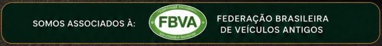 Somos associados a FBVA - Federacao Brasileira de Veiculos Antigos